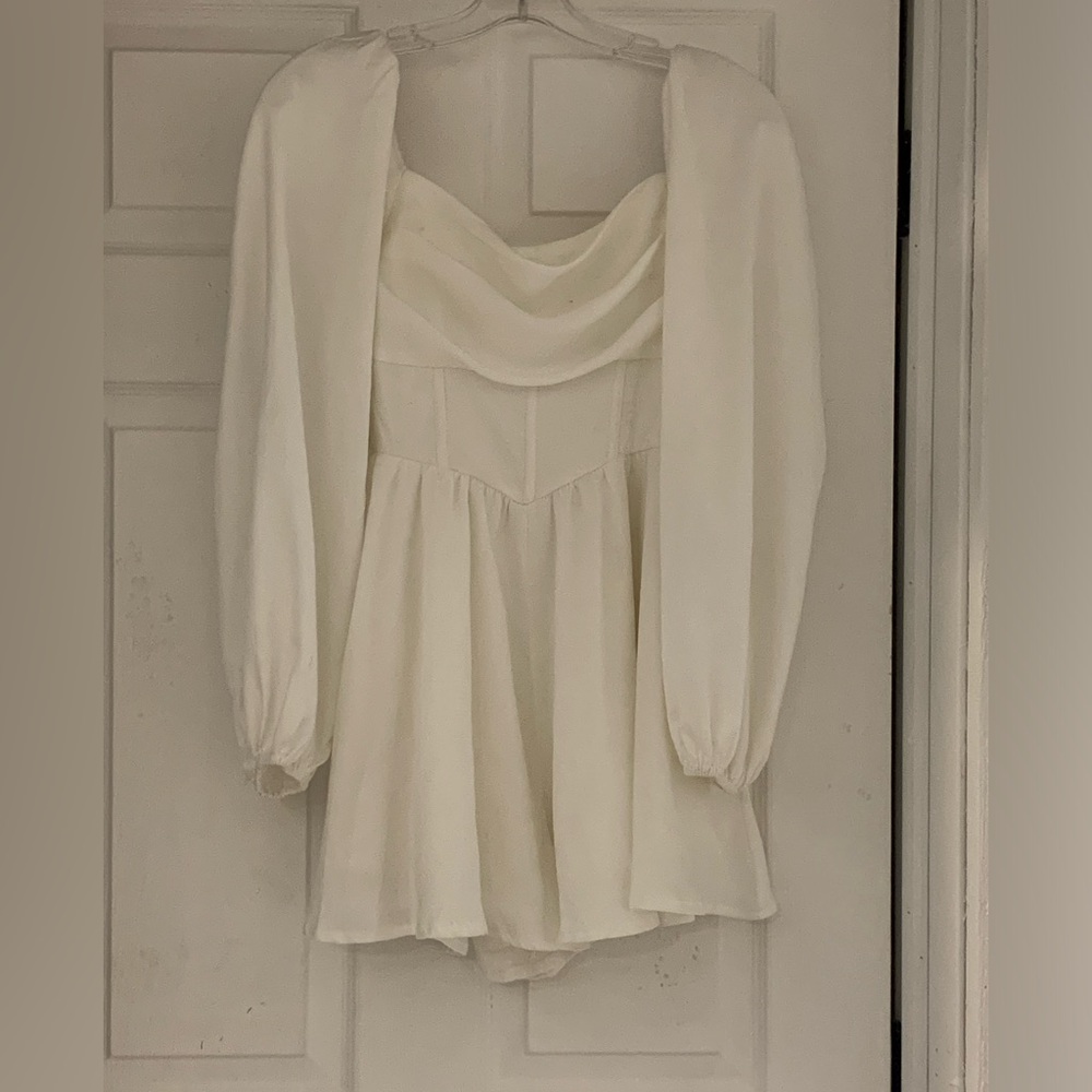 Princess Polly Cream Jumpsuit